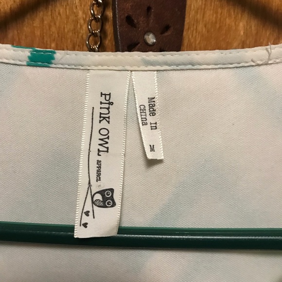 Green Chevron Dress - Picture 3 of 3